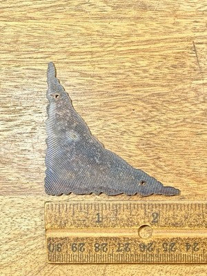 Antique Clock Case Metal Trim Piece (KD3025)