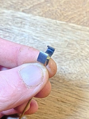 New Haven Wall Clock Movement Verge (See Pics To ID Mvmt)         (KD4512)