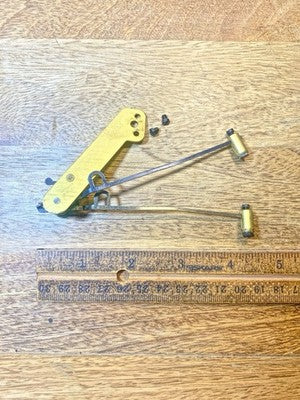 Unmarked Plymouth Clock Hammers (See Pics To ID Movement) (KD4491)