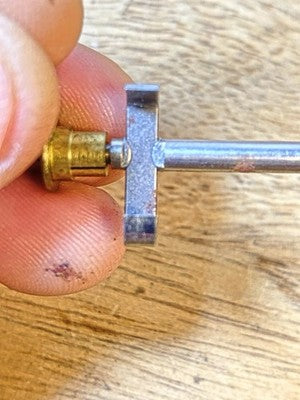 Herschede Clock Movement Verge (See Pics To ID Mvmt))  (KD4207)