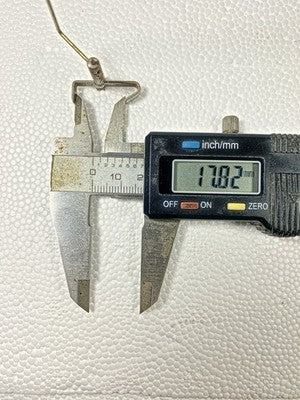 Clock Movement Verge (28.4mm Length, 17.8mm Between Teeth, 1.4mm Pivot) (KD3161)