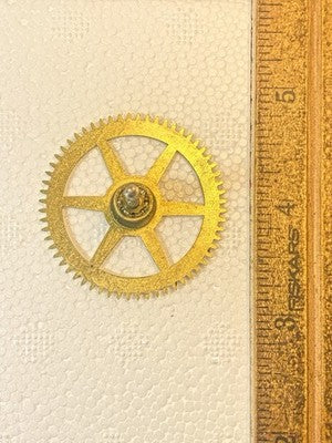New Haven Wall Clock Movement Time Side 2nd Wheel (See Pics To ID Mvmt) KD4519