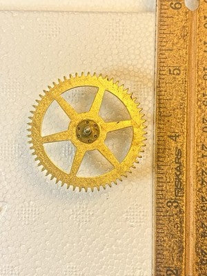 New Haven Wall Clock Movement Time Side 2nd Wheel (See Pics To ID Mvmt) KD4519