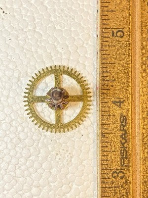 Herschede Clock Movement Time Side 2nd Wheel (See Pics To ID Mvmt))  (KD4217)