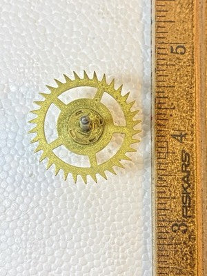 Sessions Chime Clock Escape Wheel - Vintage Clock Parts KD3391