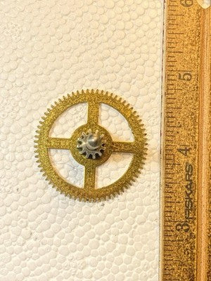 Perivale Clock Movement Chime Side 2nd Wheel - Vintage Clock Parts KD3723