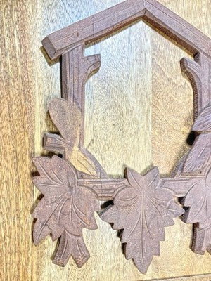 Cuckoo Clock  Surround (8 1/2 X 10 3/4 Inches)- Vintage Clock Parts LL5368