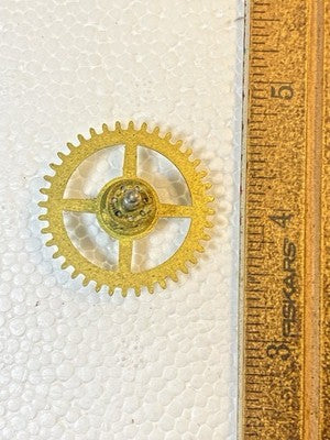 Ingraham (Stamped 5 12) Clock Movement Time Side 4th Wheel (KD4301)