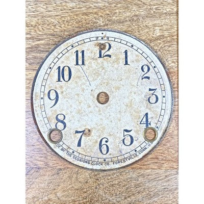 Sessions Clock Movement Dial Pan - Vintage Clock Parts K9984