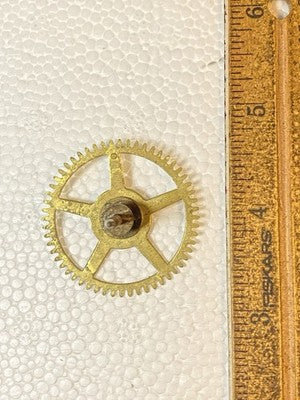 Made In Japan Clock Movement Strike Side 4th Wheel (See Pics To ID Mvmt)  KD4264