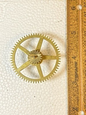 Made In Japan Clock Movement Strike Side 2nd Wheel (See Pics To ID Mvmt)  KD4266