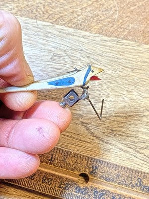 Plastic Cuckoo Clock Bird  - Vintage Clock Parts KD4158