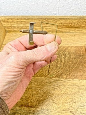 Clock Movement Verge (28.4mm Length, 17.8mm Between Teeth, 1.4mm Pivot) (KD3161)