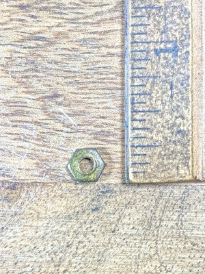 Ingraham (Stamped 11 40) Clock Movement Plate Nut   (KD2562)
