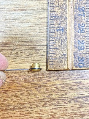 Clock Hour Hand 1 3/8 " Long (Arbor Is 3.4mm Dia.) - Vintage Clock Parts KD3310