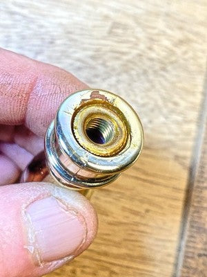 NOS Brass Finial (Thread Dia Is 5.5mm) Vintage Clock Parts (KD3753)