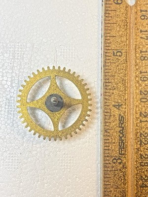 Ingraham (Stamped 10/29) Clock Time Side 4th Wheel - Vintage Clock KD3421