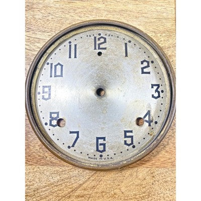 Antique Clock Dial (6.17 Inch Dia) W/ Bezel (No Glass) (KD1340)