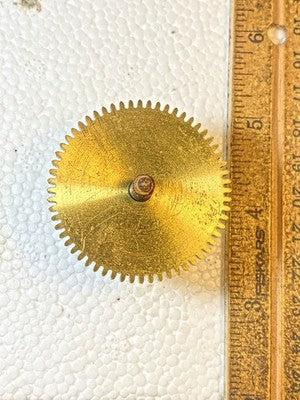Herschede Clock Movement Strike Side Main Wheel (See Pics To ID Mvmt))  (KD4215)