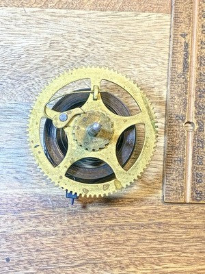 Gilbert Clock Movement (Stamped 24) Strike Side Main Wheel  (KD4392)