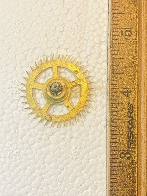 New Haven Clock Movement Escape Wheel (See Pics To ID Mvmt) (KD4467)