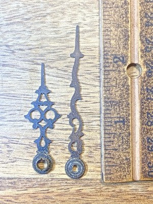 Unmarked Plymouth Clock Hands Set (See Pics To ID Movement) (KD4485)