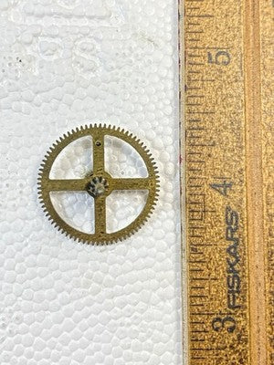 Cuckoo Clock  MFG Co Strike Side 3rd Wheel - Vintage Clock Parts KD3376