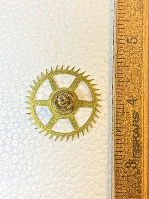 Antique New Haven Clock Movement Escape Wheel  (KD4325)