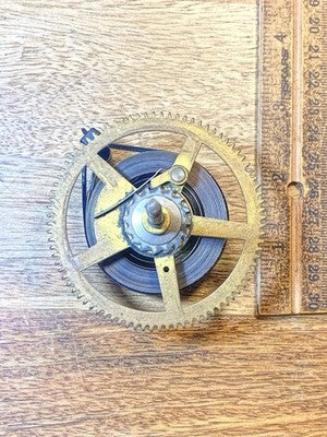 Ingraham (Stamped 12 27) Clock Movement Time Side Main Wheel (KD4553)