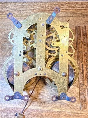 Made In Japan Clock Movement Strike Side Main Wheel (See Pics To ID Mvmt) KD4272