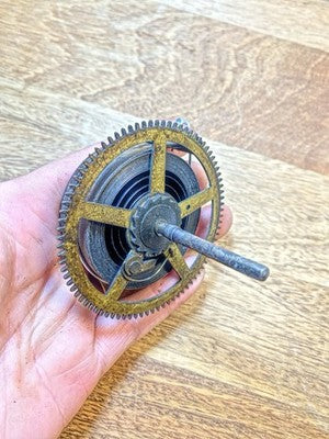 Ingraham (Stamped 12 14) Clock Movement Time Side Main Wheel (KD3641)