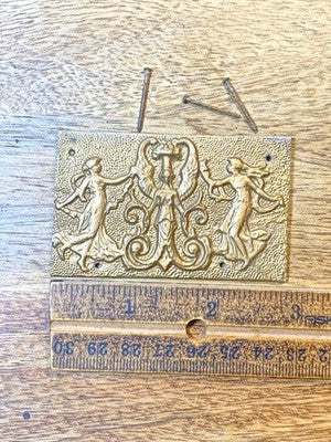 Antique Sessions Clock Case Metal Trim Piece (KD4561)