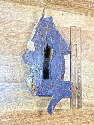 Carved Wood Clock Trim Piece- Vintage Clock Parts KD3293