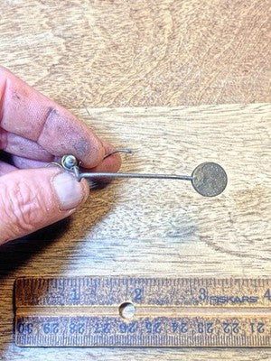 Old Sessions Clock Movement Chime Bell Hammer (See Pics to ID Mvmt) (KD4583)