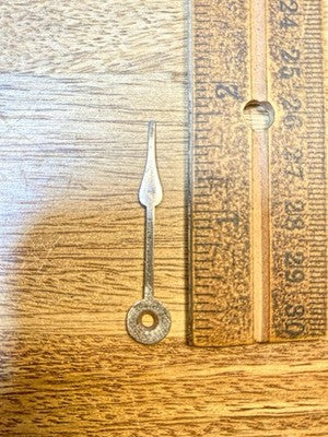 Clock Hour Hand 1 3/4 Inches Long (Arbor Is 2.7mm Dia.) - Vintage Clock KD3508