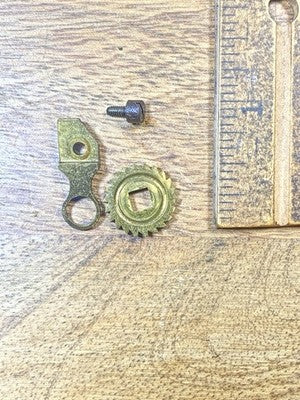 P. Japy (Stamped 1878) Clock Movement Click Wheel (See Pics To ID Mvmt) (KD3015)