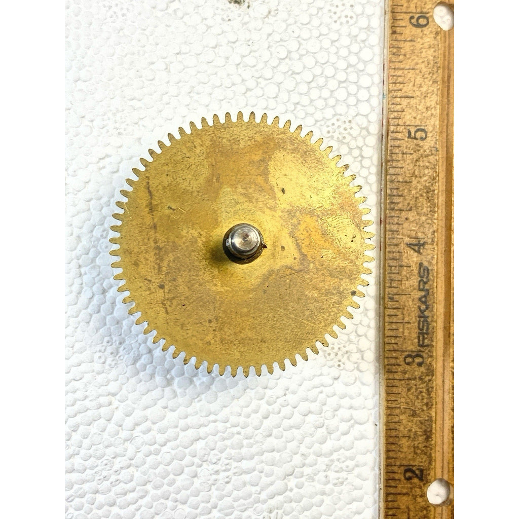 Enfield Clock Movement Time Side Main Wheel (See Pics To ID Mvmt) (KD2884)
