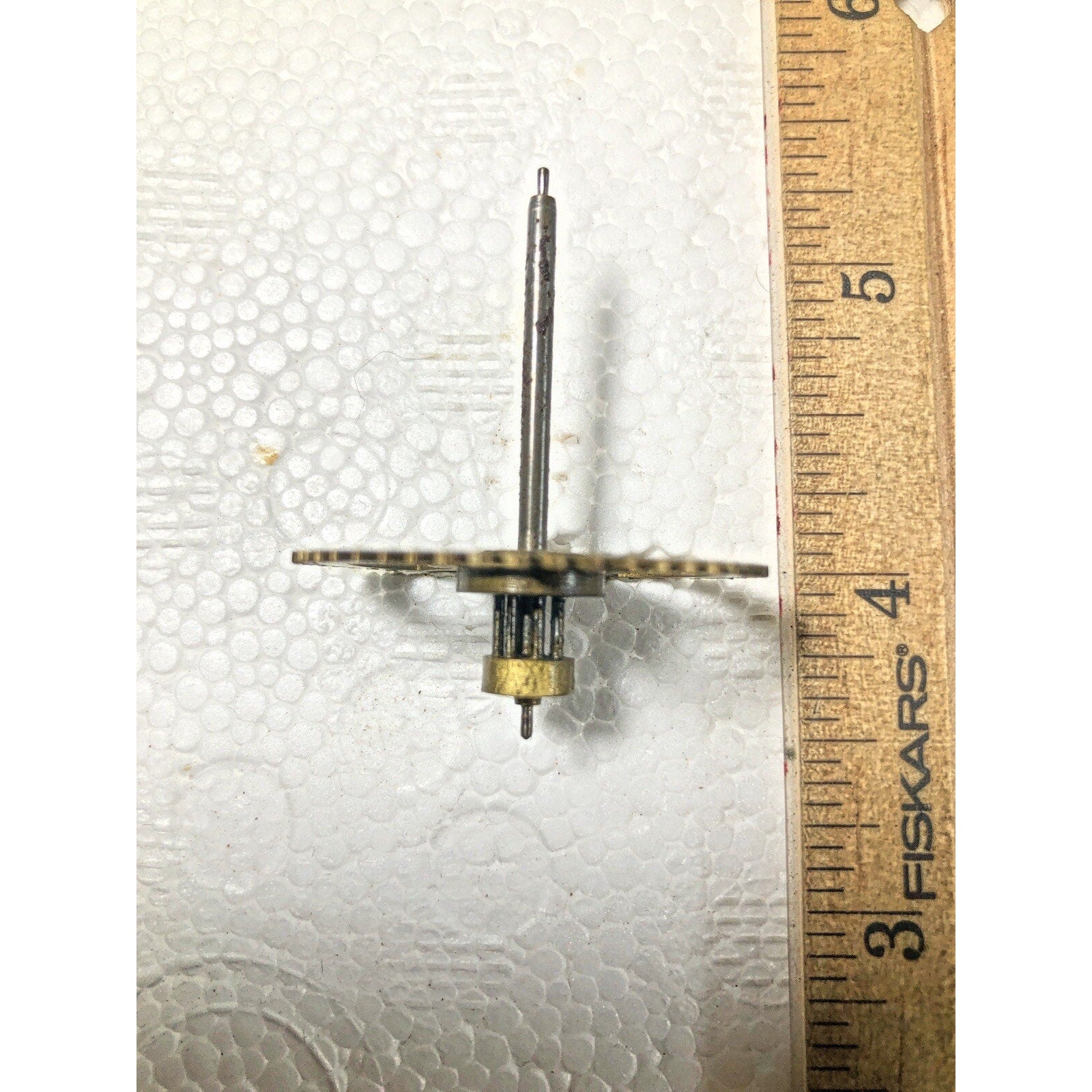 Old Baden Clock Movement Time Side 4th Wheel (See Pics To ID Mvmt) (K8813)
