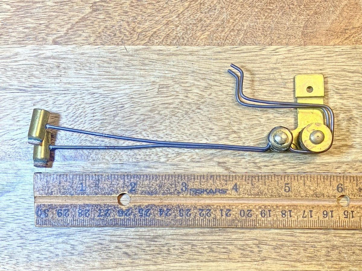 Sessions Clock Movement 2 Rod Hammer Assembly  (See Pics to ID) (KD4401)
