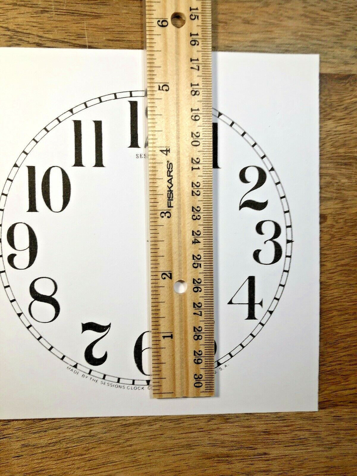 5 Inch Sessions Clock Replacement Paper Dial             (Lot 144)