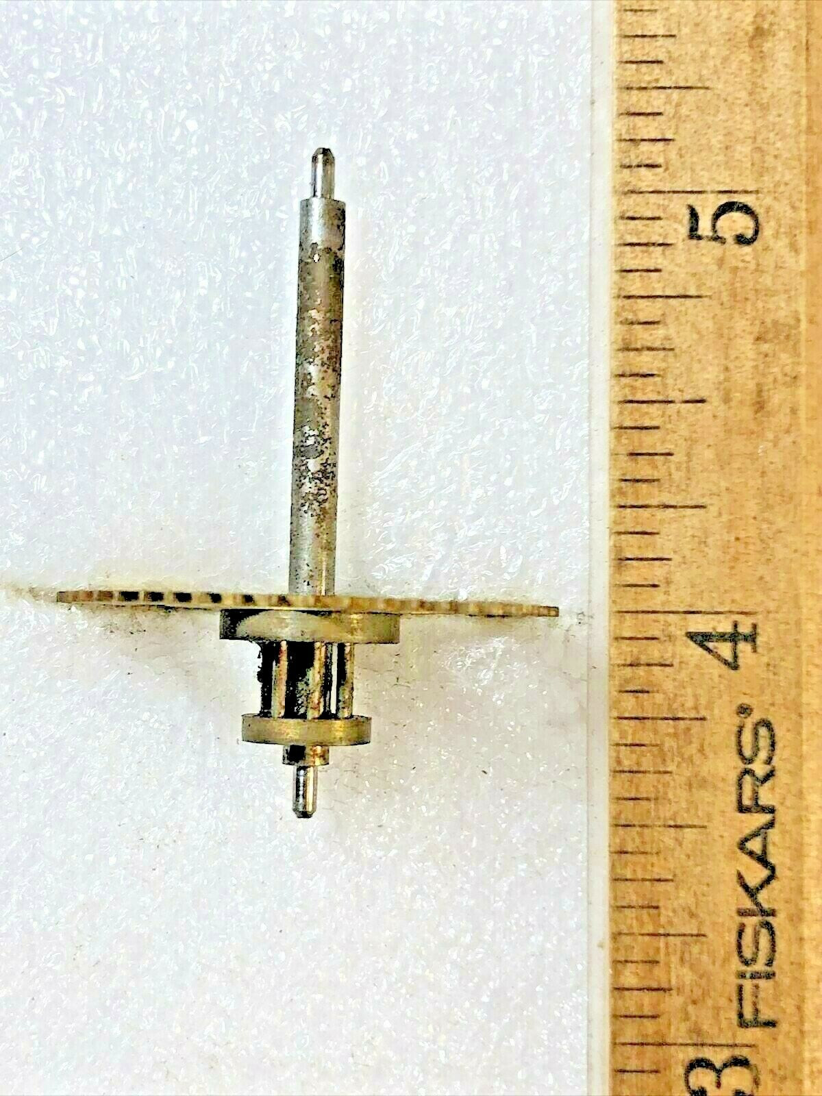 Gilbert 8 Day Clock Time Side 4th Wheel (Pat 1870)(See Pics to ID Mvmt) (K5910)