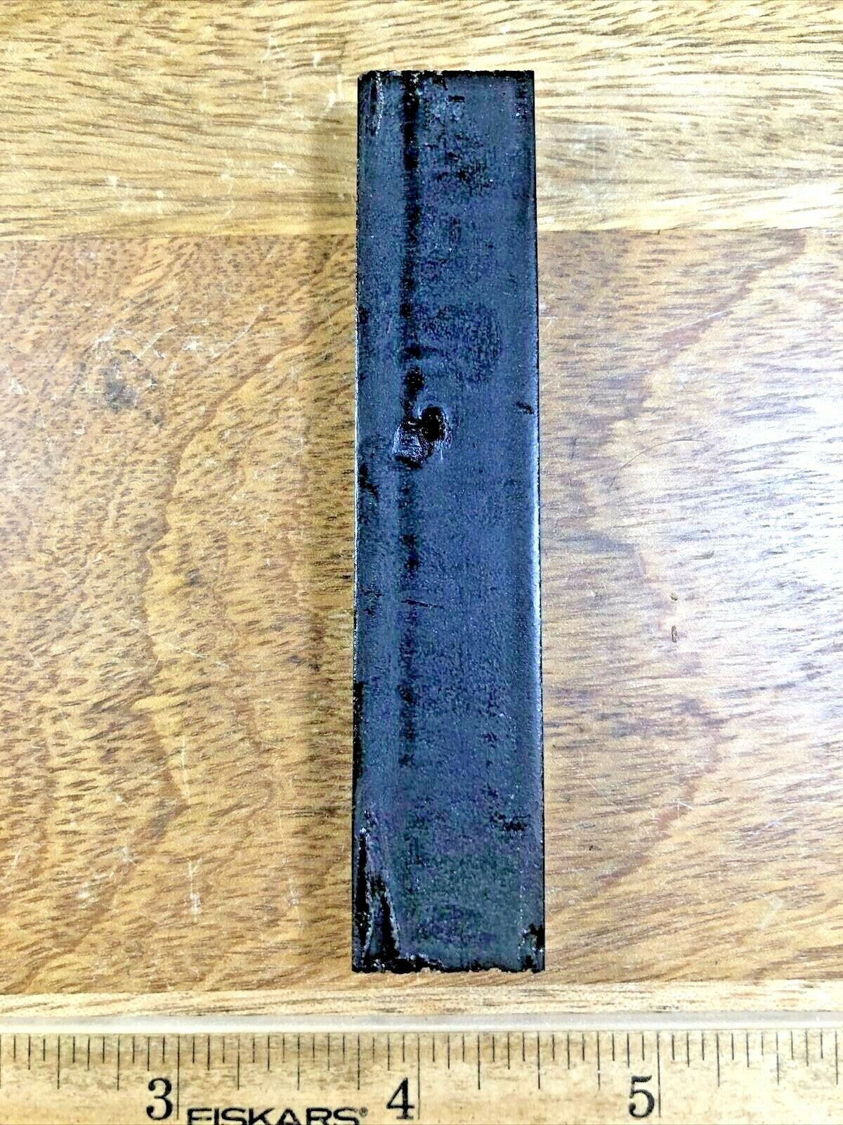 Old Square Mantel Clock Column............................. (K1893)