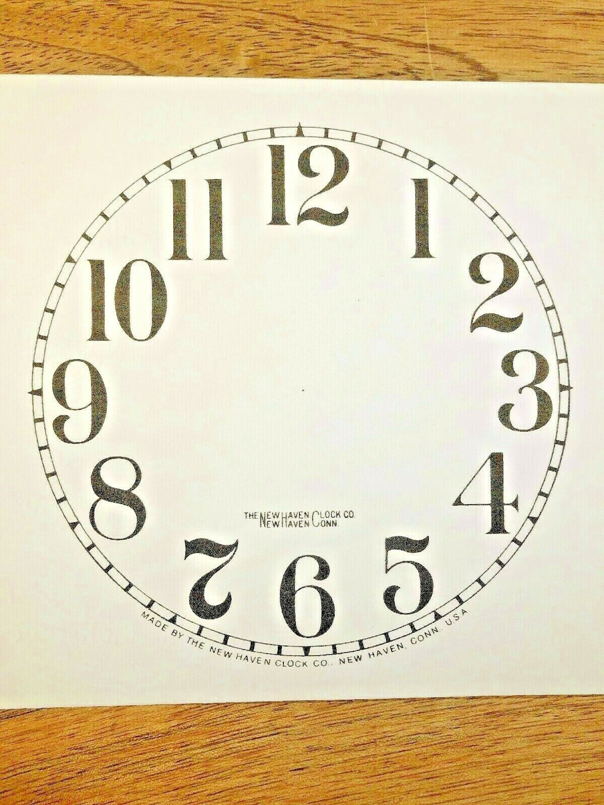 5" New Haven Clock Paper Dial, Arabic             (Lot 180)