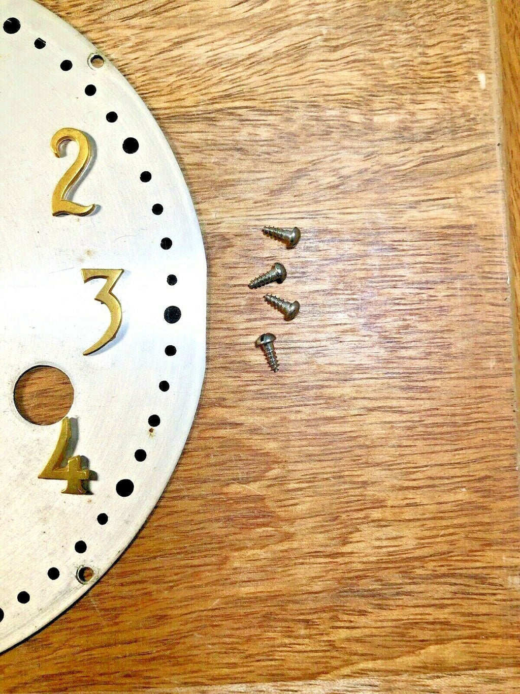 Nice Old Herschede Clock Dial Pan                (Clock Dial Lot K1512)
