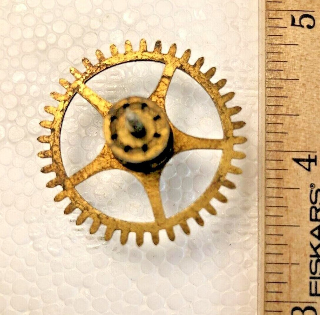 Seth Thomas 89D (Circa 1907) Clock Movement Time Side 3rd Wheel   (K7553)