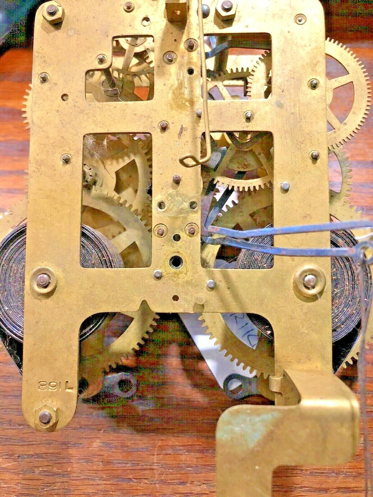 Seth Thomas Type 89 IL Clock Movement Back Plate    (Lot K5515)