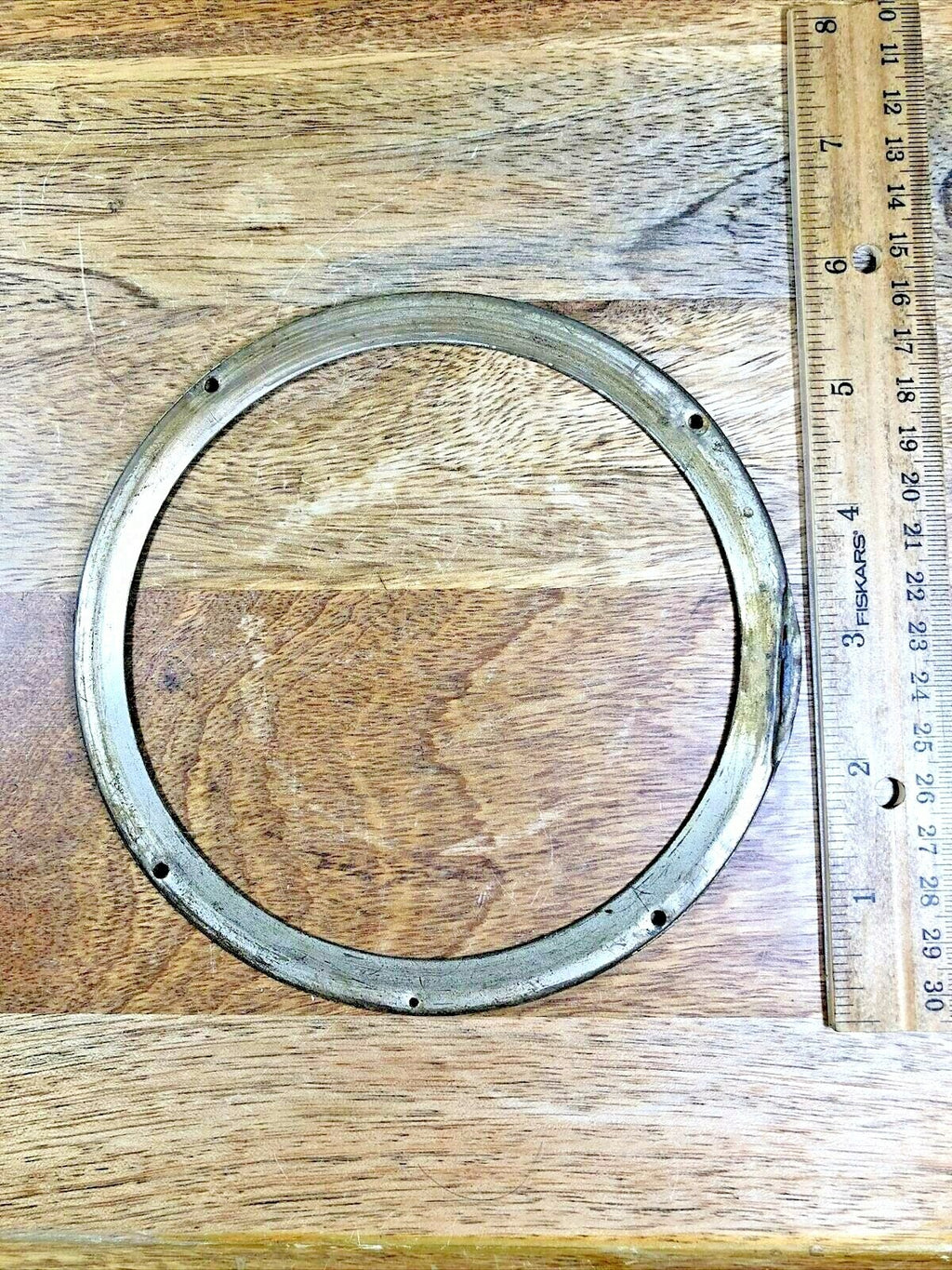 Old Clock Dial Pan Trim Ring 5.81 Inch or 147.59mm Diameter (K5378)