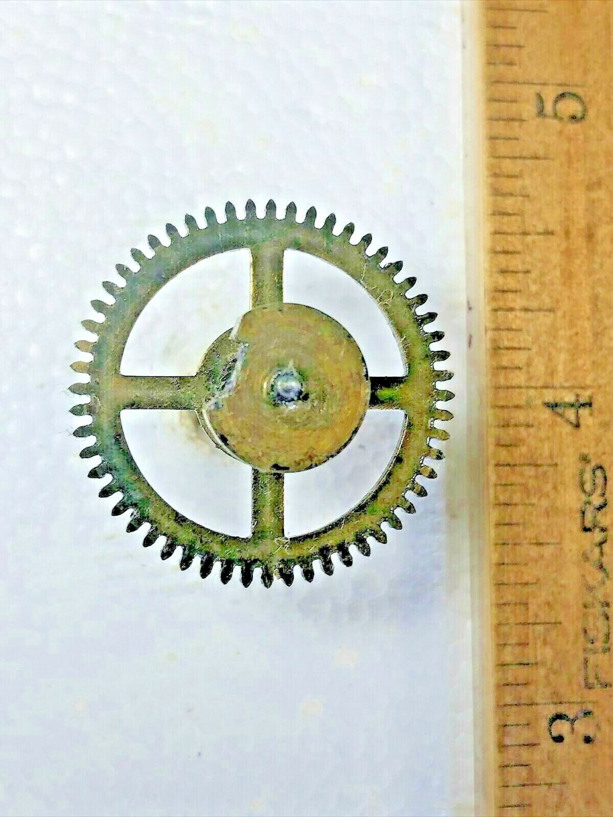 Mauthe Clock Movement Strike Side 4th Wheel (See Pics to ID Movement) (K7062)