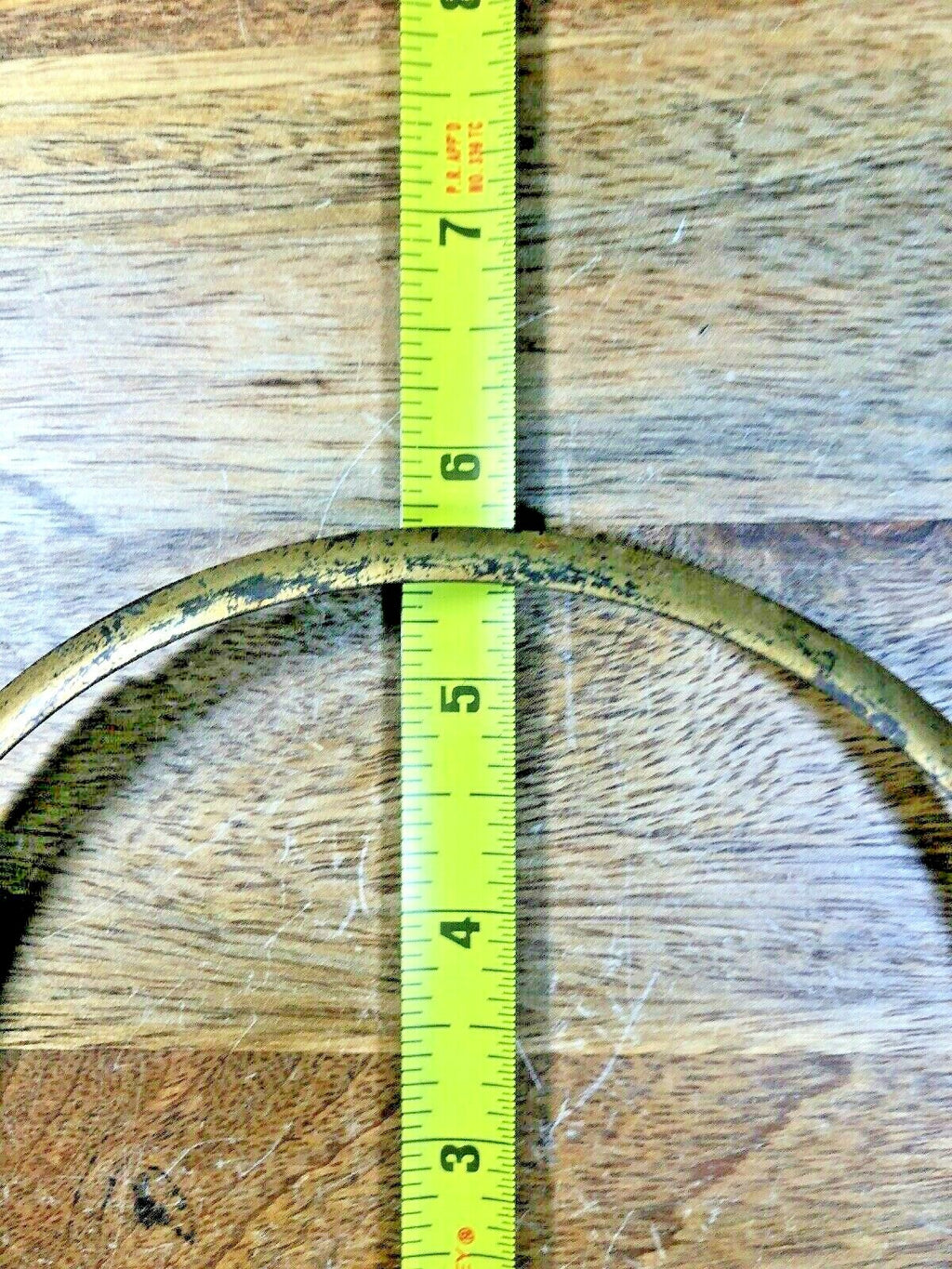 5.65 Inch Or 143.7mm Diameter Brass Clock Dial Pan Trim Ring  (K9532)