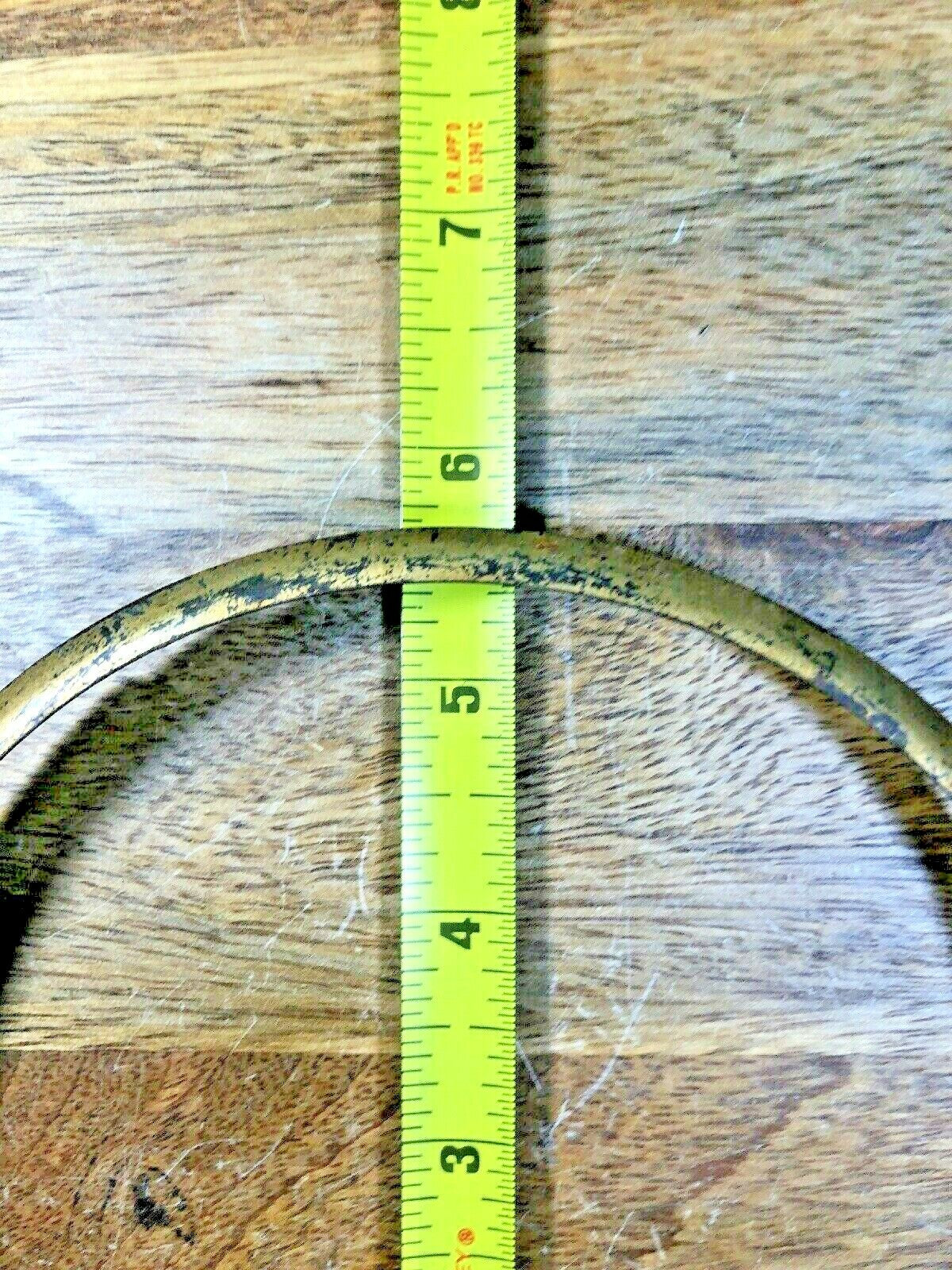 5.65 Inch Or 143.7mm Diameter Brass Clock Dial Pan Trim Ring  (K9532)